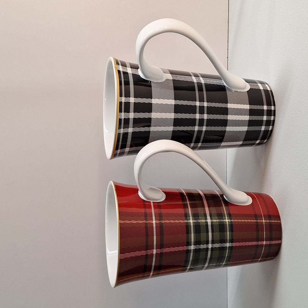 #ABZ Pair of coffee mugs by Colin+Justin